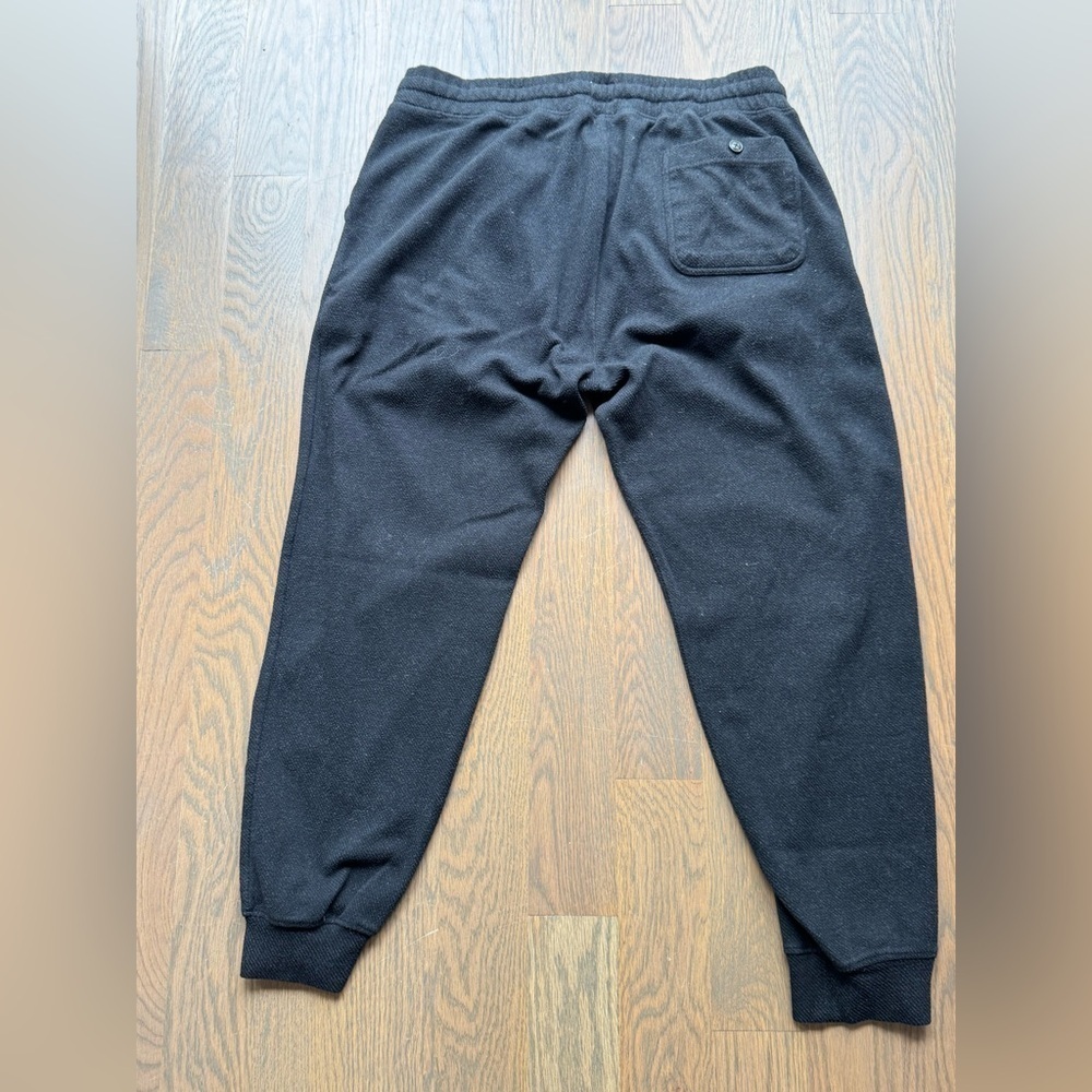 Faherty Sweater Joggers Heathered Black Twill Size XXL sweat pants - Picture 15 of 16